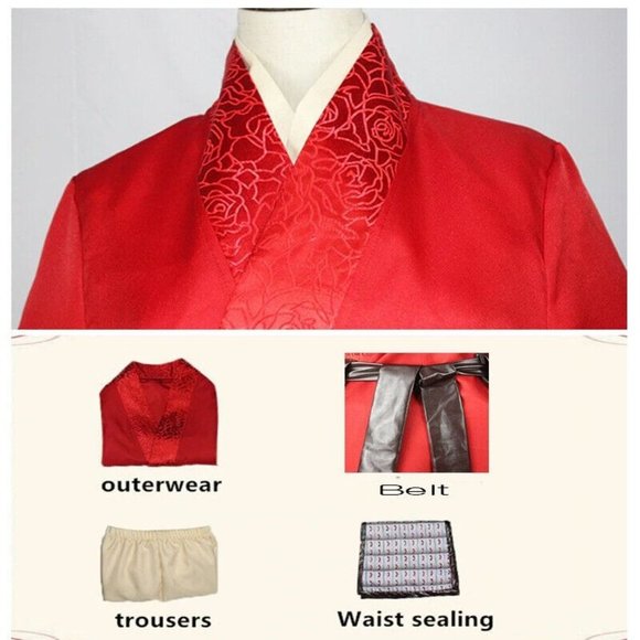 Chinese Warrior Heroine Hua Mulan Movie Girl Costume Halloween Cosplay R… - Picture 6 of 7